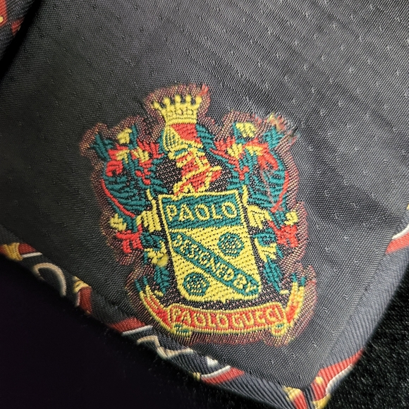 GUCCI silk horsebit print tie - Picture 5 of 6